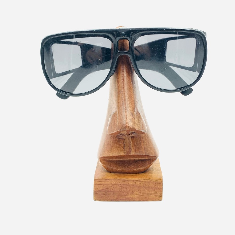 Vintage Foster Grant Black Aviator Sunglasses